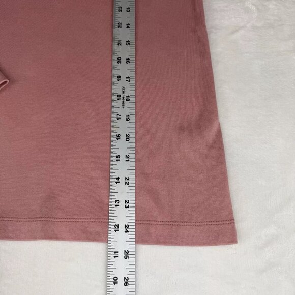 Koolaburra by UGG Crew Neck Shirt Womens S Pink Sandwashed Interlock Top SOFT - Picture 5 of 5